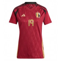 Belgien Johan Bakayoko #19 Fußballbekleidung Heimtrikot Damen EM 2024 Kurzarm